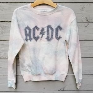 ac dc tie dye sweatshirt
